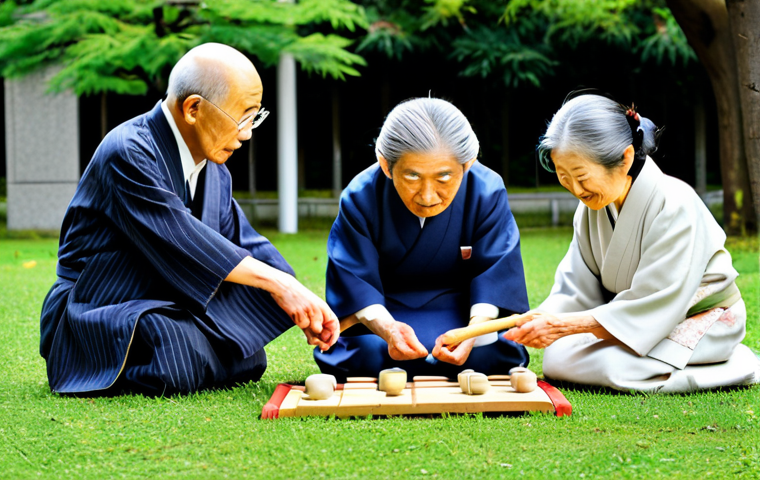 레크리에이션 프로그램 성공 사례 - Arts and Crafts**

"Senior citizens creating origami and chigiri-e (Japanese paper collage) at a lon...