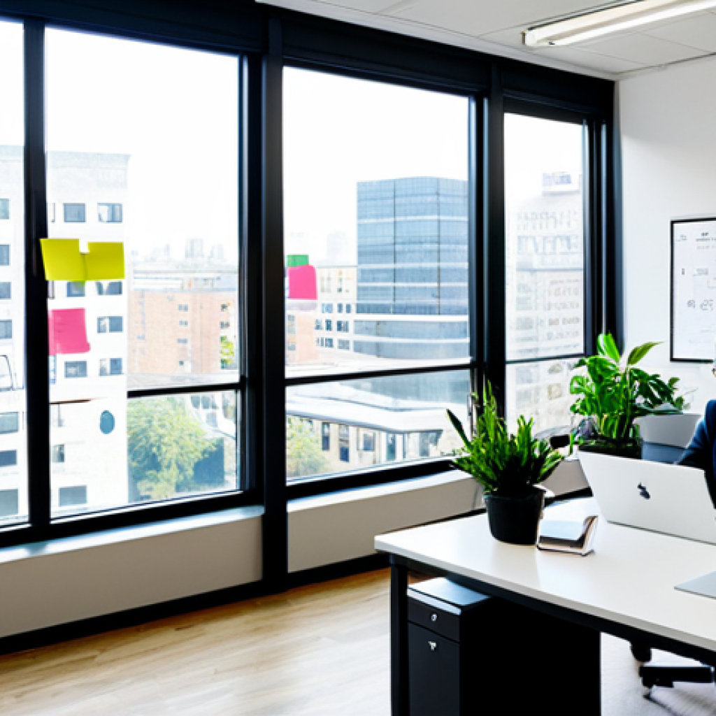 레크리에이션 업무에서의 창의성 발휘 - Creative Workspace**

"A brightly lit, modern co-working space filled with diverse professionals wor...