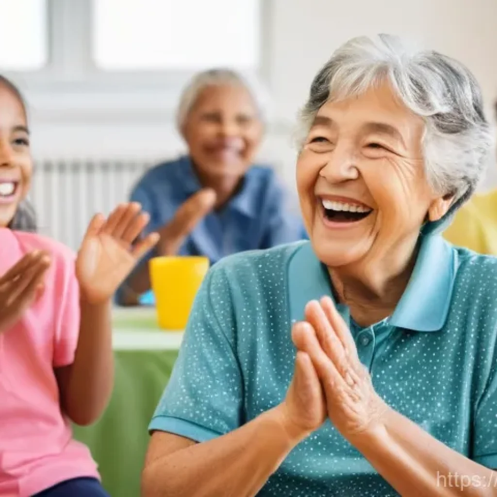 레크리에이션 지도자 취업 성공 팁 - **Prompt 1: Intergenerational Joy and Connection**
A bright, wide-angle shot of a warm, inviting...