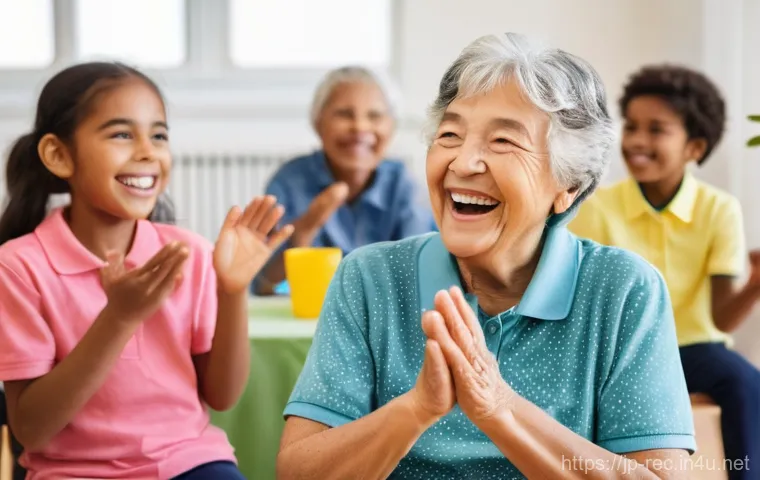 레크리에이션 지도자 취업 성공 팁 - **Prompt 1: Intergenerational Joy and Connection**
    A bright, wide-angle shot of a warm, inviting...