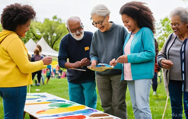 레크리에이션 지도자와 평생 교육 - A serene yet inspiring image of an adult woman in her late 50s, wearing smart casual attire like a s...